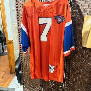 NFL Throwback Elway Orange Jersey